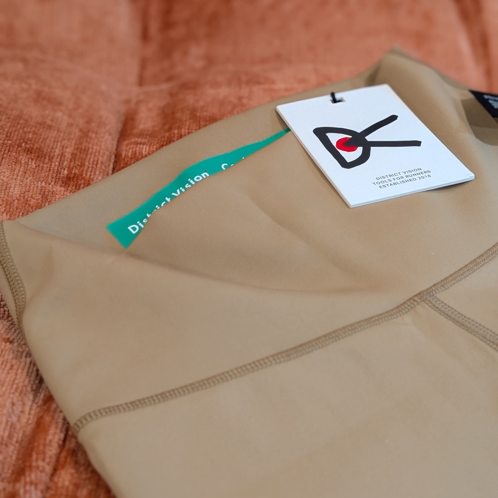 District Vision Golden Tan Running Tights